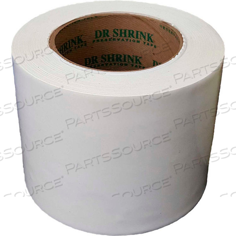 PRESERVATION TAPE 4"W X 108'L 10 MIL WHITE by Dr. Shrink Inc