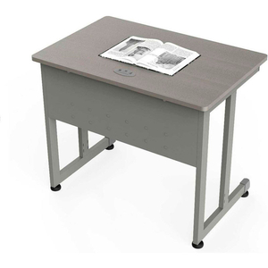 BASIC SMALL DESK - 24"W X 36"D - ASH by Linea Italia Inc