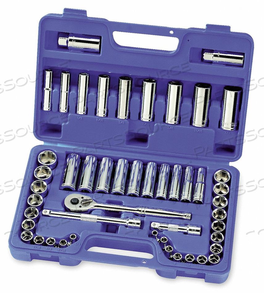 1keh7 Westward Socket Wrench Set 3 8 In Dr 49 Pc Partssource Partssource Healthcare Products And Solutions