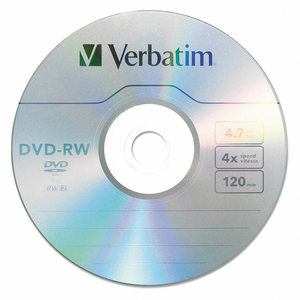 DVD-RW DISC 4.70 GB 120 MIN 4X PK30 by Verbatim
