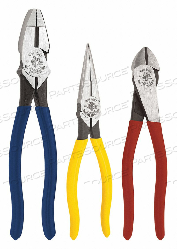 PLIER SET DIPPED 3 PCS by Klein Tools PLIER SET DIPPED 3 PCS by Klein Tools