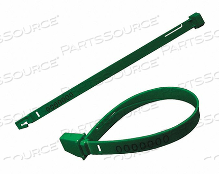 FIXED TRUCK STAMP SEAL GREEN PK250 by ELC Security Products