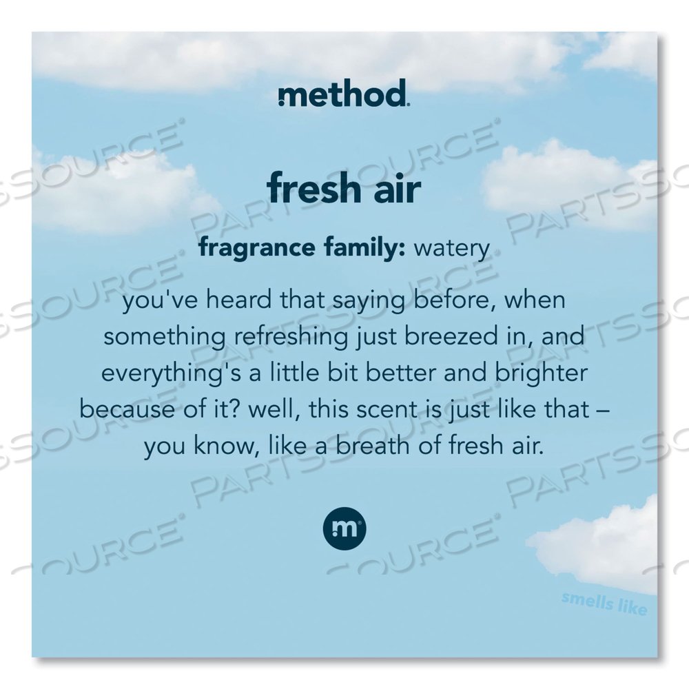 LAUNDRY DETERGENT, FRESH AIR SCENT, 53.5 OZ BOTTLE by Method