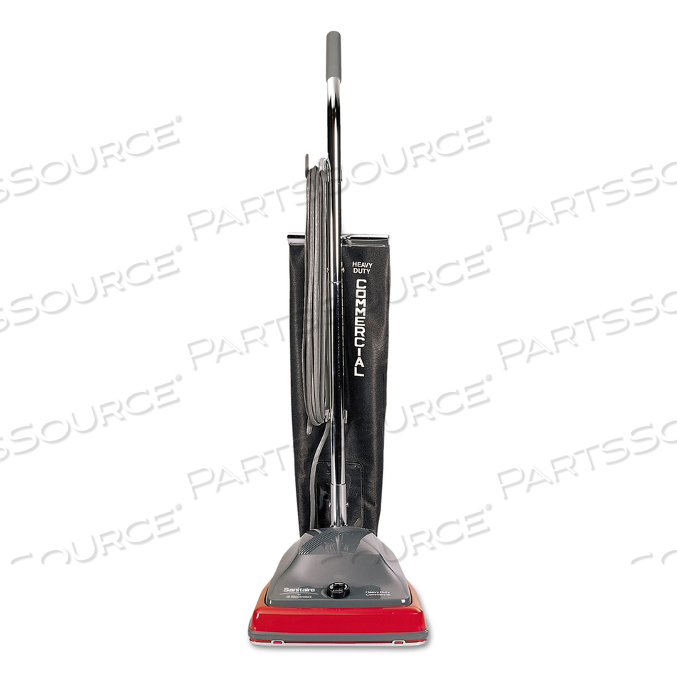 TRADITION UPRIGHT VACUUM SC679J, 12" CLEANING PATH, GRAY/RED/BLACK by Sanitaire