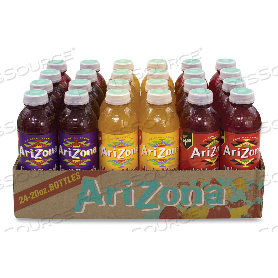 JUICE VARIETY PACK, FRUIT PUNCH/MUCHO MANGO/WATERMELON, 20 OZ CAN, 24/PACK 