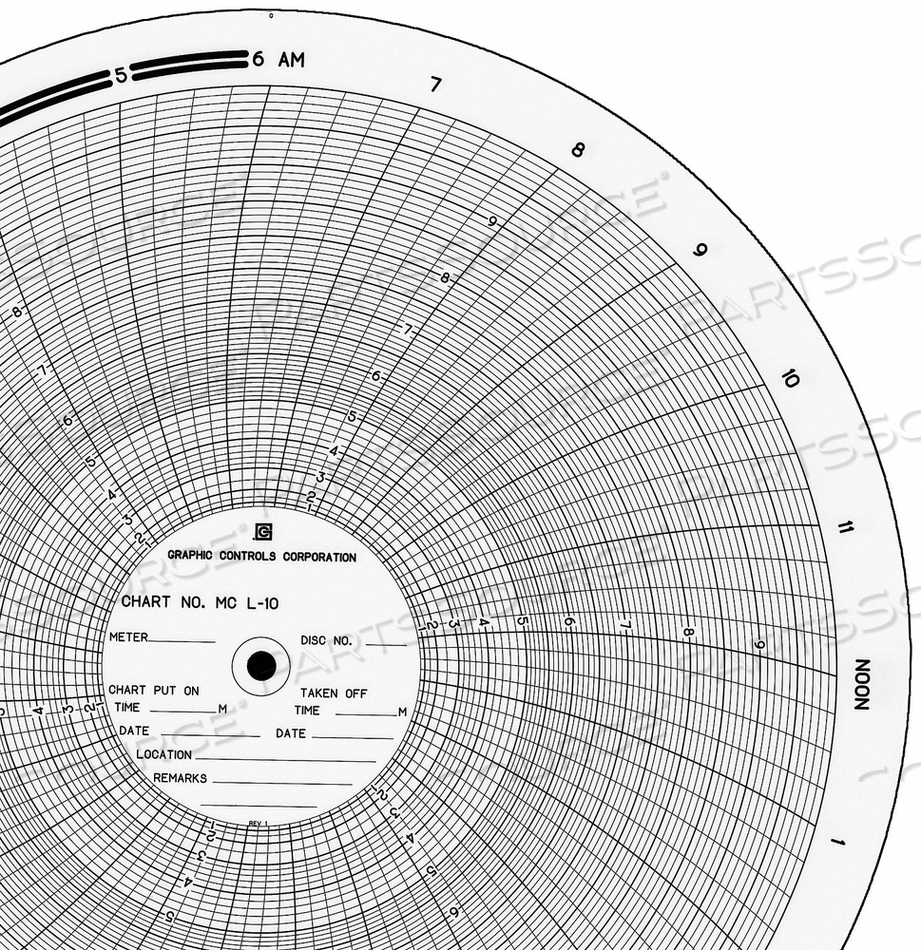 CIRC PAPER CHART 0TO10 PK100 by Graphic Controls, LLC CIRC PAPER CHART 0TO10 PK100 by Graphic Controls, LLC