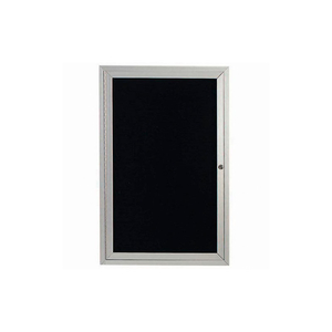 1 DOOR LETTER BOARD CABINET - 24"W X 36"H by Aarco Products