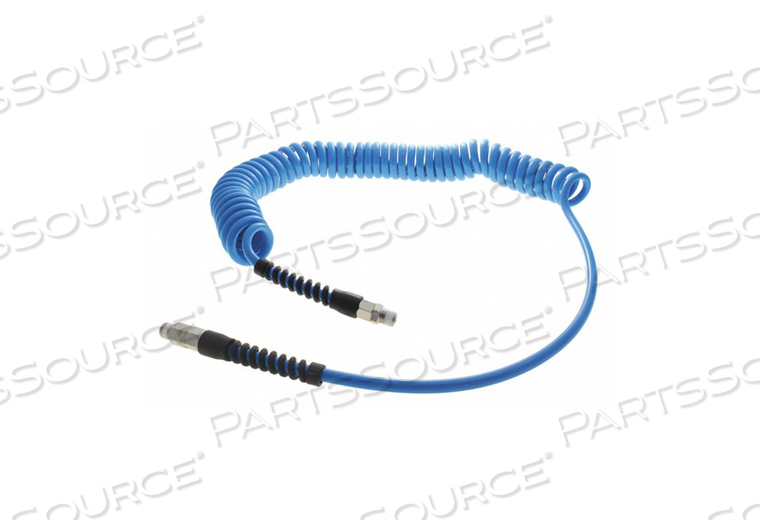 COILED AIR HOSE ASSEMBLY 3/8 ID X 8 FT. by ATP