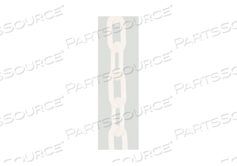 E1223 PLASTIC CHAIN 3 IN X 100 FT WHITE by Mr. Chain