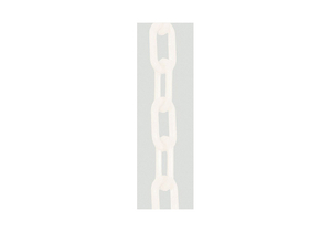 E1223 PLASTIC CHAIN 3 IN X 100 FT WHITE by Mr. Chain
