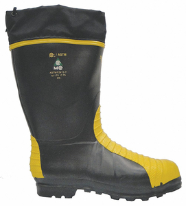 J0966 RUBBER BOOT UNISEX 9 KNEE BLACK by Viking