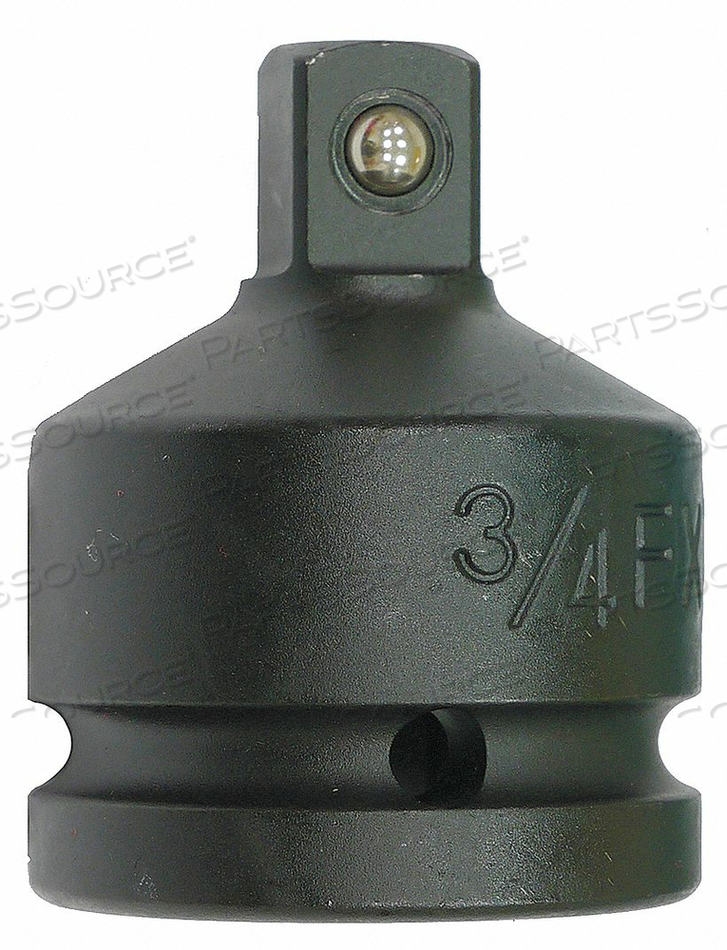 IMPACT SOCKET ADAPTER, BLACK OXIDE, LOCKING NO, OUTPUT DRIVE MALE, SQUARE, 1/2 IN, OUTPUT DRIVE SHAPE SQUARE, OUTPUT DRIVE SIZE 1/2 IN, OUTP by Westward