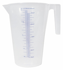 MEASURING CONTAINER FIXED SPOUT 2 QUART by Funnel King