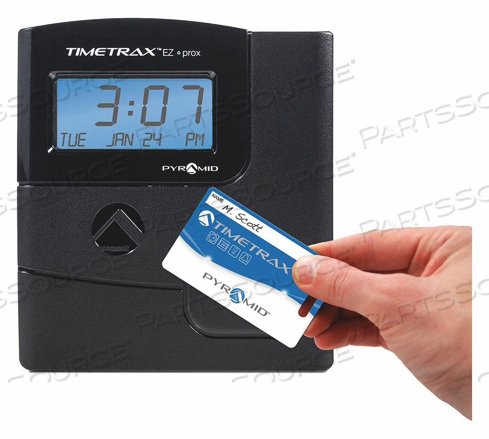 TIME SYSTEMS EZ PROXIMITY TIME CLOCK ATTENDANCE SYSTEM, NO TOUCH PUNCH IN by Pyramid TIME SYSTEMS EZ PROXIMITY TIME CLOCK ATTENDANCE SYSTEM, NO TOUCH PUNCH IN by Pyramid