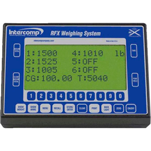 HH60 RFX WIRELESS INDICATOR FOR WHEEL/AXEL SCALES by Intercomp Company