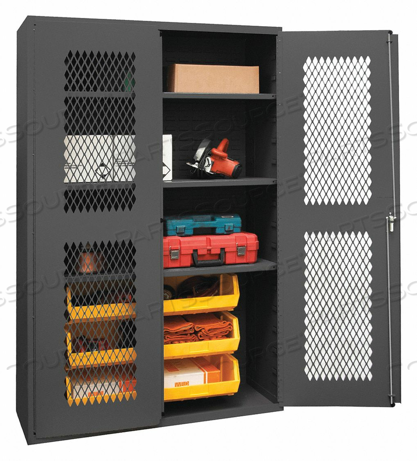 BIN CAB LOUVERED/SHELVING 72 H 48 W 24 D by Durham Manufacturing Company BIN CAB LOUVERED/SHELVING 72 H 48 W 24 D by Durham Manufacturing Company