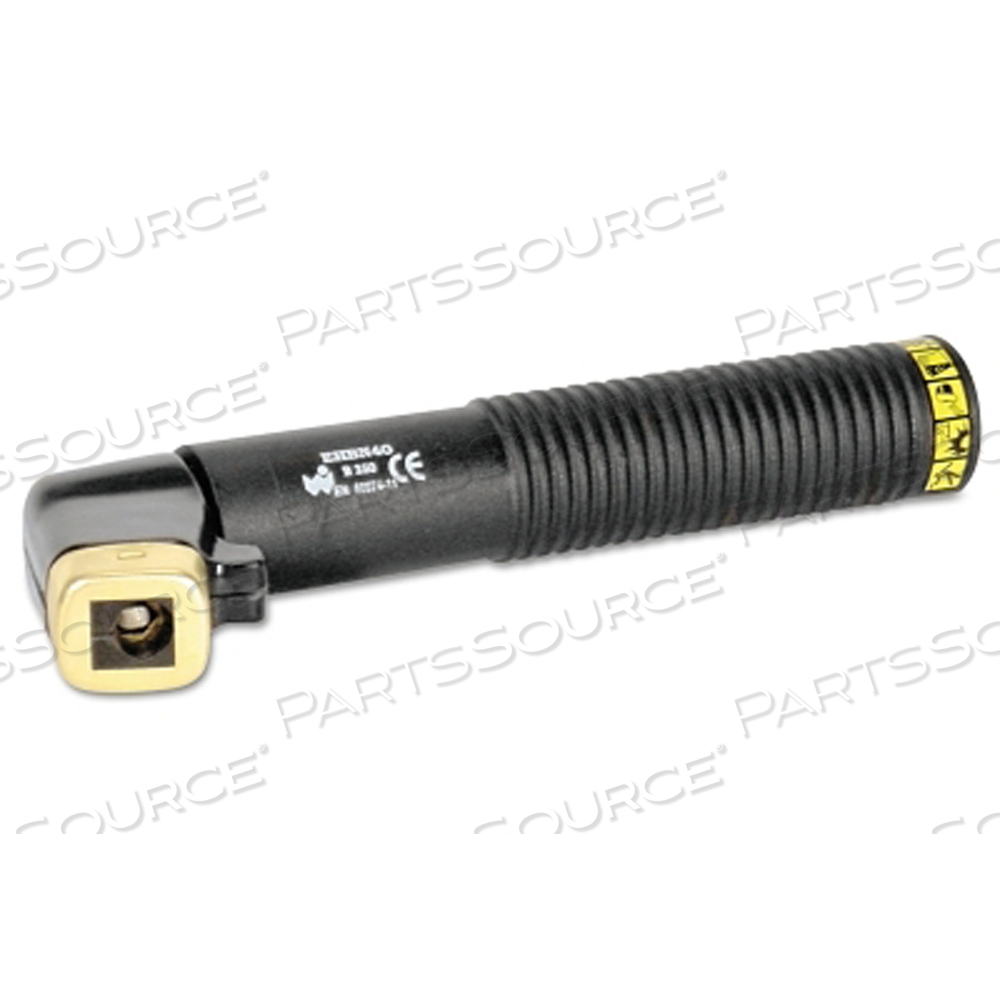 ELECTRODE HOLDER-STUB TYPE, 400 A, BRASS, FOR 1/0 CABLE, 5 MM CAP, 8.78 IN L by Best Welds ELECTRODE HOLDER-STUB TYPE, 400 A, BRASS, FOR 1/0 CABLE, 5 MM CAP, 8.78 IN L by Best Welds