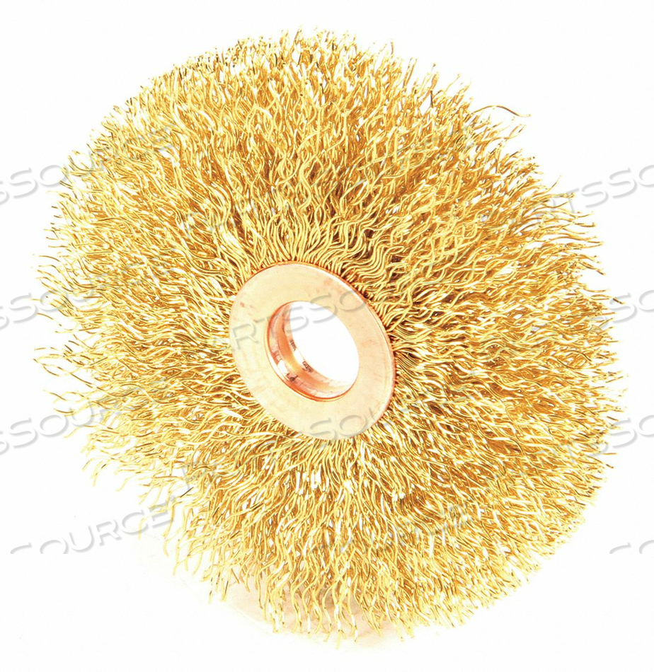 CRIMPED WIRE WHEEL BRUSH ARBOR 3 IN. by Weiler CRIMPED WIRE WHEEL BRUSH ARBOR 3 IN. by Weiler