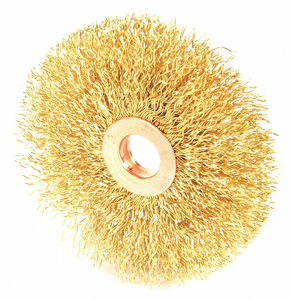 CRIMPED WIRE WHEEL BRUSH ARBOR 3 IN. by Weiler CRIMPED WIRE WHEEL BRUSH ARBOR 3 IN. by Weiler