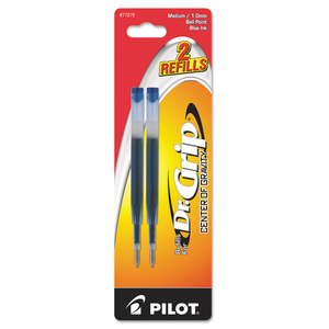 REFILL FOR PILOT DR. GRIP CENTER OF GRAVITY BALLPOINT PENS, MEDIUM CONICAL TIP, BLUE INK by Pilot