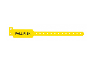 ID WRISTBAND 10-1/4 IN L FALL RISK PK500 by Identiplus