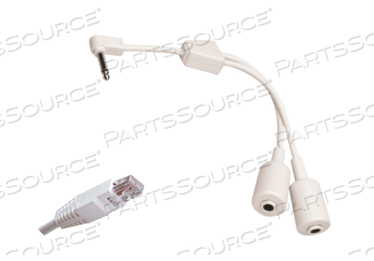 ADAPTER, TYPE Y, SIMPLEX, TEKTONE, WESCOM RJ45 by Crest Healthcare