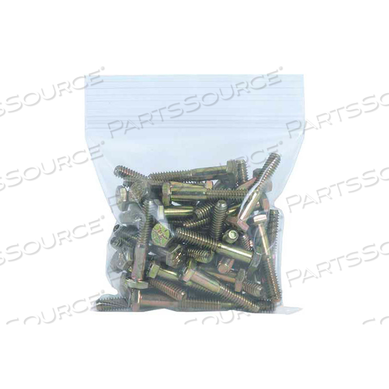 RECLOSABLE POLY BAGS 12" X 12" 8 MIL CLEAR 500 PACK by Box Packaging Inc