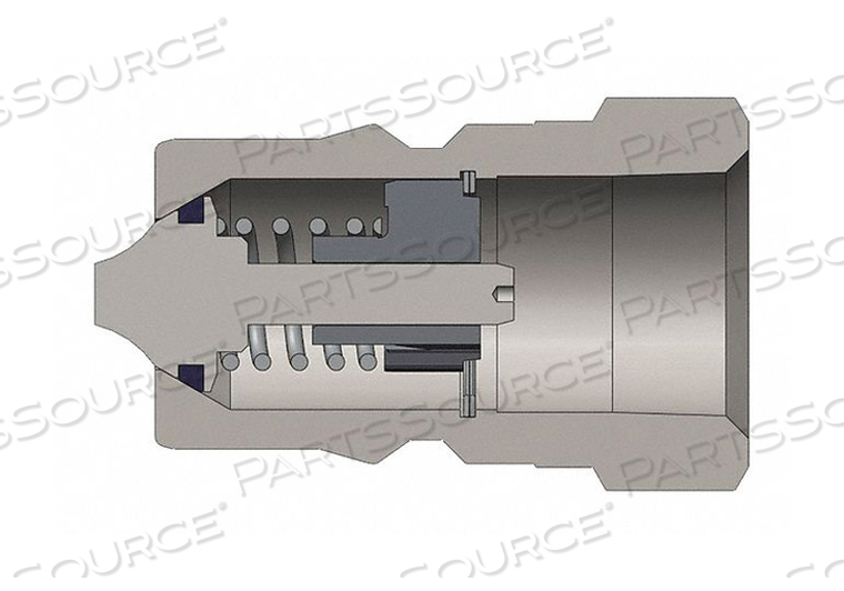H-SERIES FNPT 1/2 PLUG 1/2 ST by Dixon Valve and Coupling