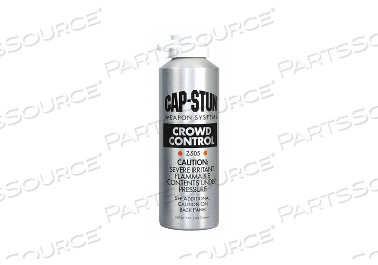 PEPPER SPRAY GRAY 5 OZ. 6.45 IN H by Cap-Stun PEPPER SPRAY GRAY 5 OZ. 6.45 IN H by Cap-Stun