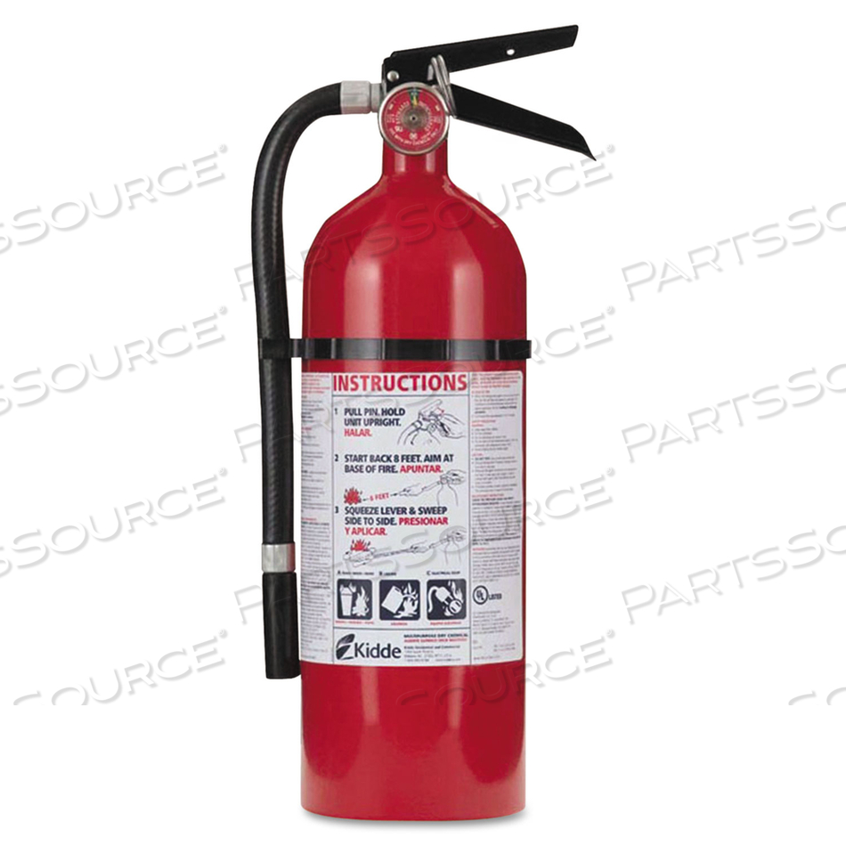 PRO 210 CONSUMER FIRE EXTINGUISHER, TYPE A, B, C, 4 LB by Kidde