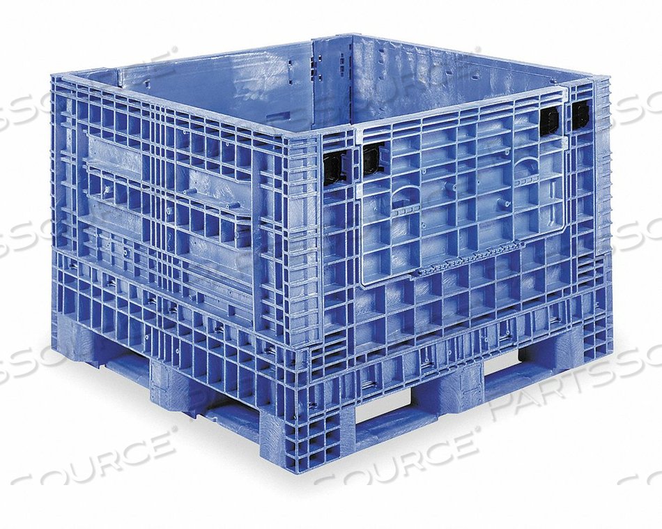 COLLAPSIBLE CONTAINER 48X40 IN BLUE by Akro-Mils / Myers Industries, Inc COLLAPSIBLE CONTAINER 48X40 IN BLUE by Akro-Mils / Myers Industries, Inc