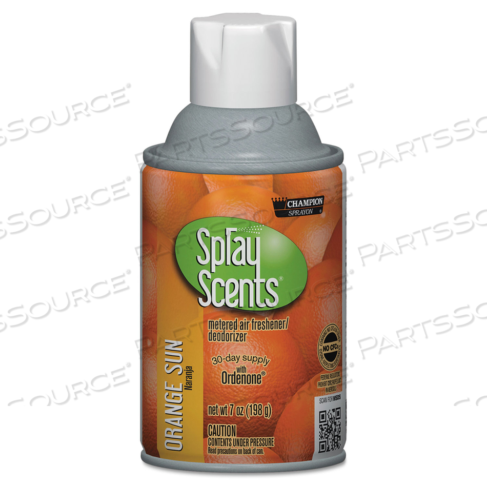 CHAMPION SPRAYON SPRAYSCENTS METERED AIR FRESHENER REFILL, ORANGE SUN by Chase Products Co. CHAMPION SPRAYON SPRAYSCENTS METERED AIR FRESHENER REFILL, ORANGE SUN by Chase Products Co.
