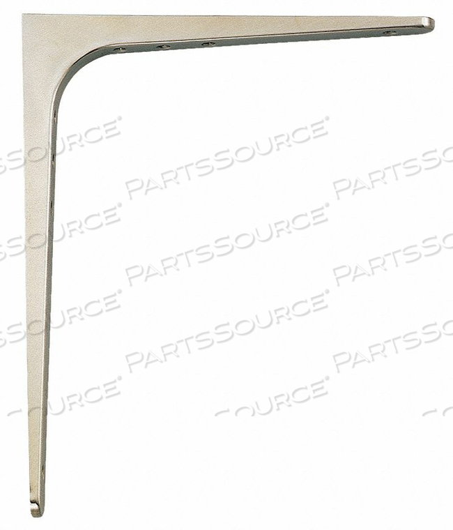 SHELF BRACKET, MATERIAL 18-8 STAINLESS STEEL, LOAD CAPACITY (LB.) 33, SATIN FINISH, LENGTH (IN.) 2-23/32 IN, HEIGHT (IN.) 3 25/64 IN, HARDWA by Sugatsune America Inc