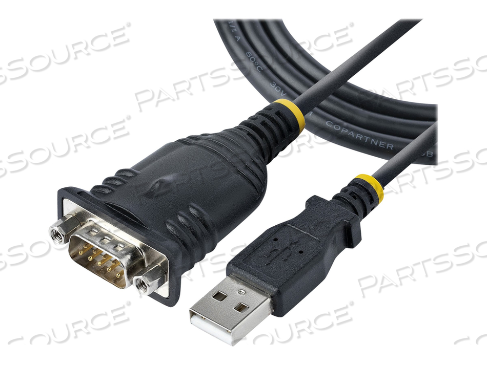 3 FT USB TO SERIAL CABLE, DB9 MALE RS232 TO USB CONVERTER, PROLIFIC IC, USB TO SERIAL ADAPTER by StarTech.com Ltd.
