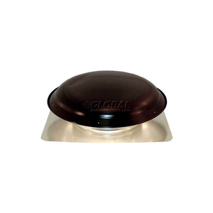 ROOF MOUNT POWER ATTIC VENTILATOR ALUMINUM DOME BLACK 1600 CFM by Cool Attic