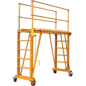 TELE-TOWER ADJUSTABLE WORK PLATFORM, 104"L X 42"W X 118"H by Paragon Pro, Inc.