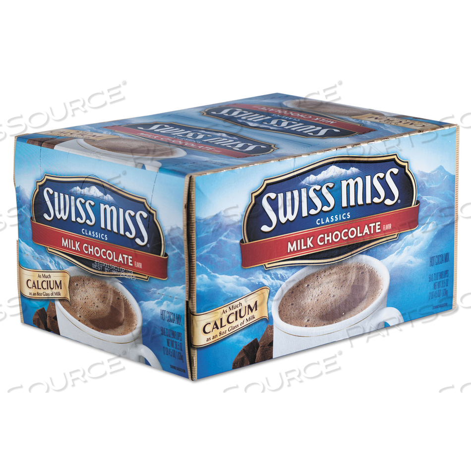 HOT COCOA MIX, REGULAR, 0.73 OZ. PACKETS, 50 PACKETS/BOX by Swiss Miss HOT COCOA MIX, REGULAR, 0.73 OZ. PACKETS, 50 PACKETS/BOX by Swiss Miss