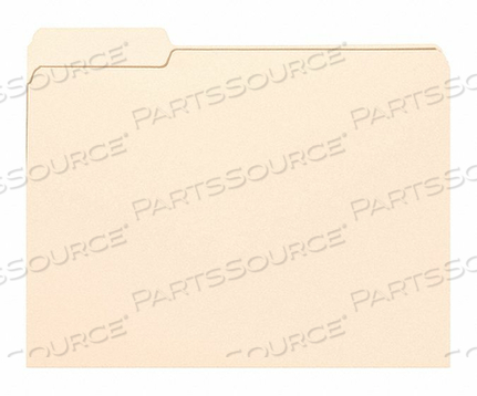 MANILA FILE FOLDER LETTER 1/3CUT PK100 by Nature Saver