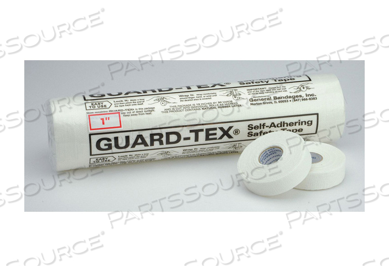 E1699 SAFETY TAPE WHITE 1 IN W 30 YD. L PK12 by Guard-Tex