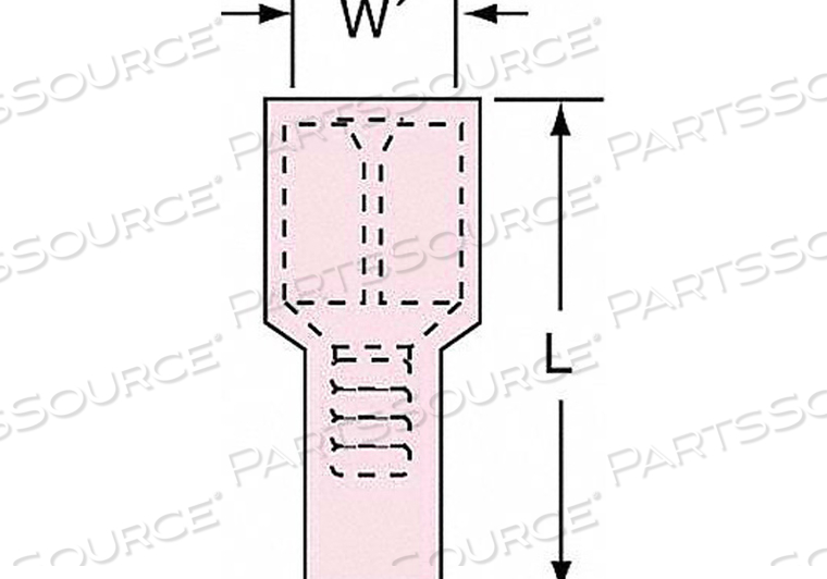FEMALE DISCONNECT RED 22-18AWG PK1000 by 3M Healthcare FEMALE DISCONNECT RED 22-18AWG PK1000 by 3M Healthcare