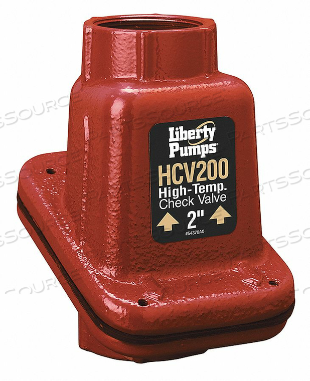 SWING CHECK VALVE CAST IRON 2 FNPT by Liberty Pumps