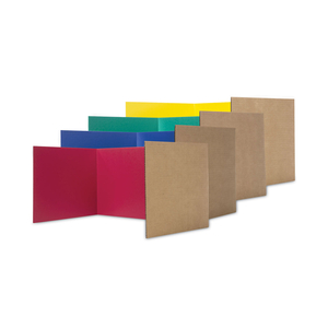 STUDY CARREL, 48 X 12, ASSORTED COLORS, 24/PACK by Flipside Products Inc