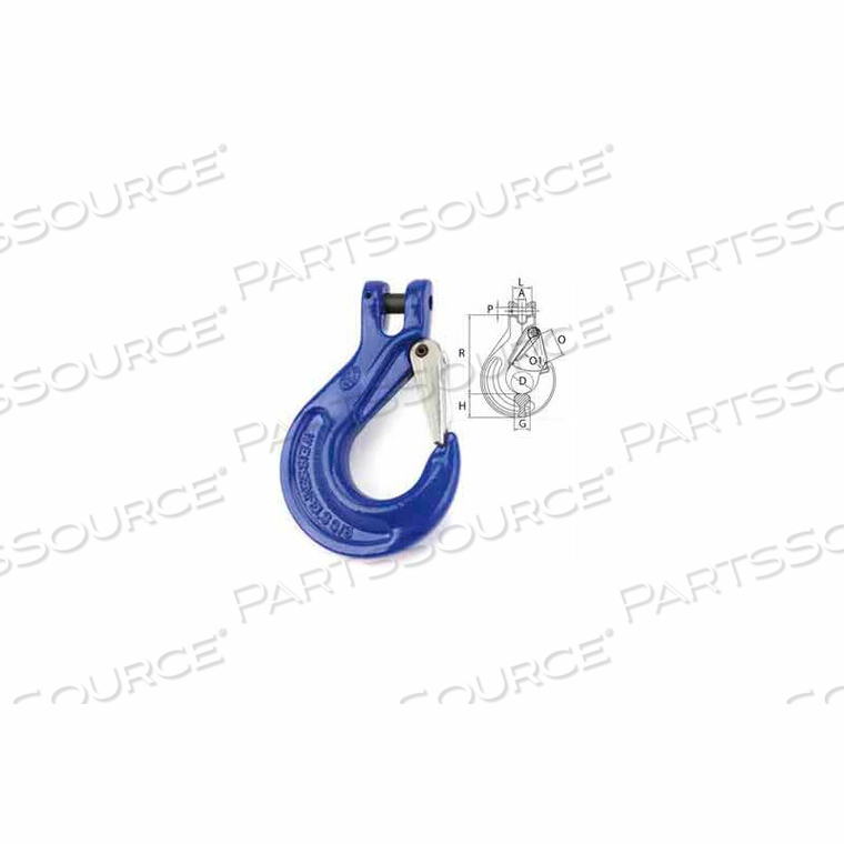 3/8" V10 CLEVIS SLING HOOK WITH LATCH by Peerless Industries, Inc. 3/8" V10 CLEVIS SLING HOOK WITH LATCH by Peerless Industries, Inc.