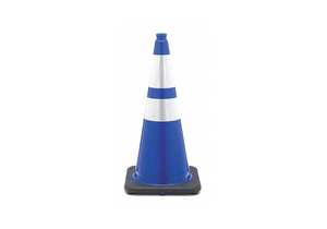 TRAFFIC CONE 7 LB. BLUE CONE COLOR by JBC Safety Plastic, Inc.