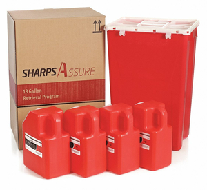 SHARPS CONTAINER 22 W 18 GAL. SNAP LID by Sharps Compliance, Inc.