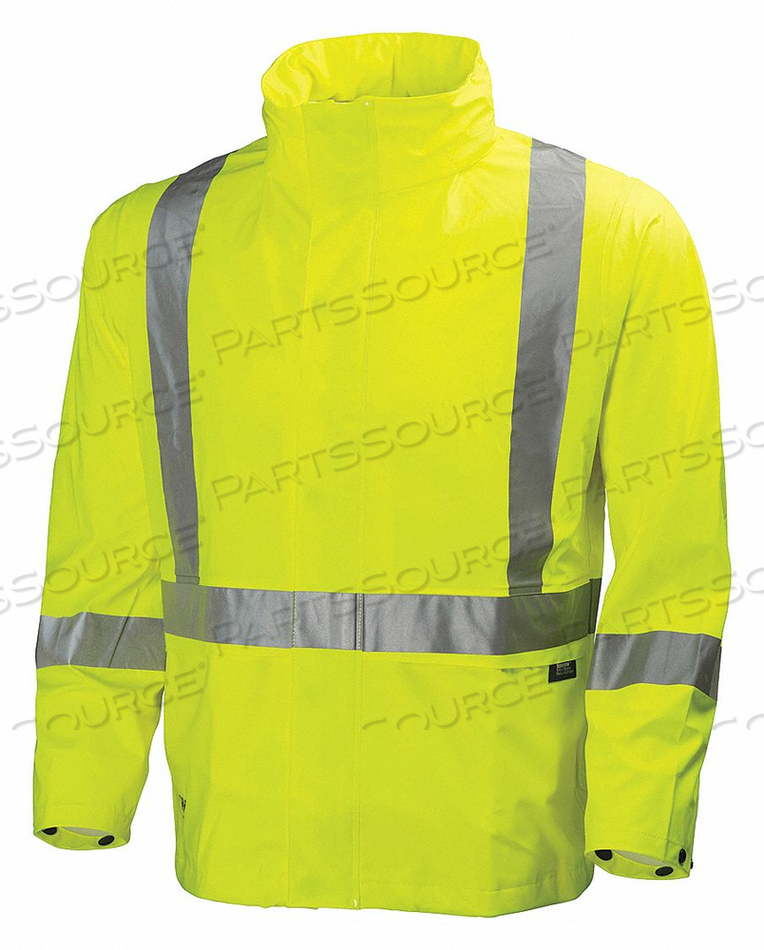 RAIN JACKET UNRATED YELLOW/GREEN L by Helly Hansen