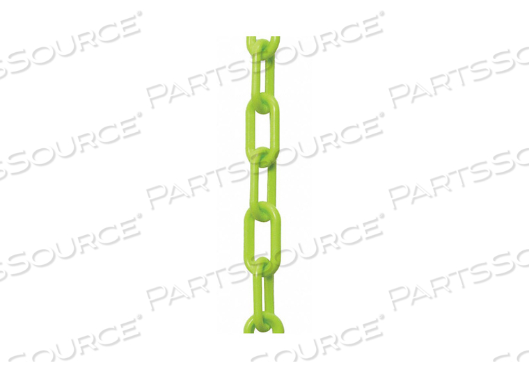 PLASTIC CHAIN 1-1/2 INX50FT SAFETY GREEN by Mr. Chain PLASTIC CHAIN 1-1/2 INX50FT SAFETY GREEN by Mr. Chain