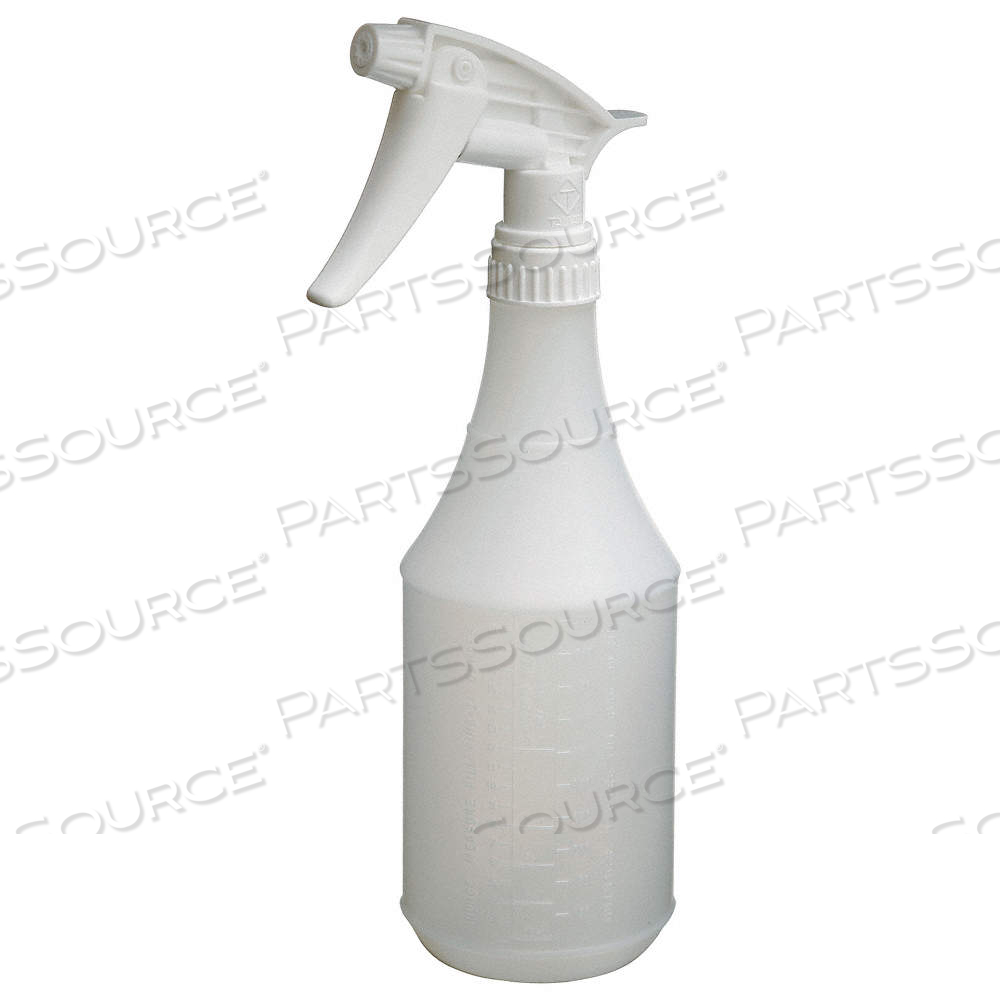 TRIGGER SPRAY BOTTLE, 24 OZ CONTAINER CAPACITY, MIST/STREAM, WHITE, WHITE by Approved Vendor TRIGGER SPRAY BOTTLE, 24 OZ CONTAINER CAPACITY, MIST/STREAM, WHITE, WHITE by Approved Vendor