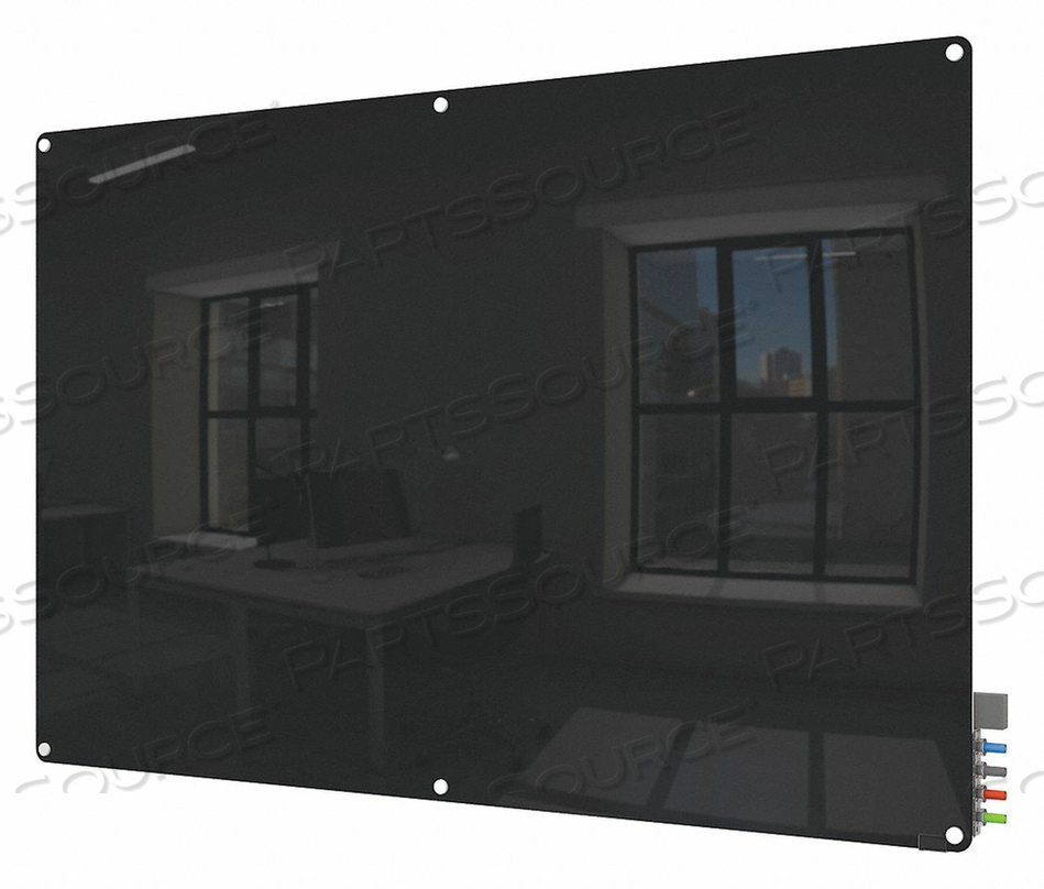 DRY ERASE BOARD NON-MAGNETIC GLASS 72 W by Ghent DRY ERASE BOARD NON-MAGNETIC GLASS 72 W by Ghent