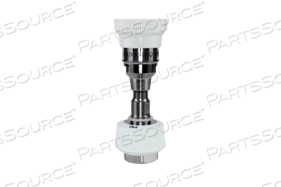QUICK CONNECT COUPLER, DISS FEMALE HAND TIGHT NUT AND NIPPLE, VACUUM, WHITE by Bay Corporation